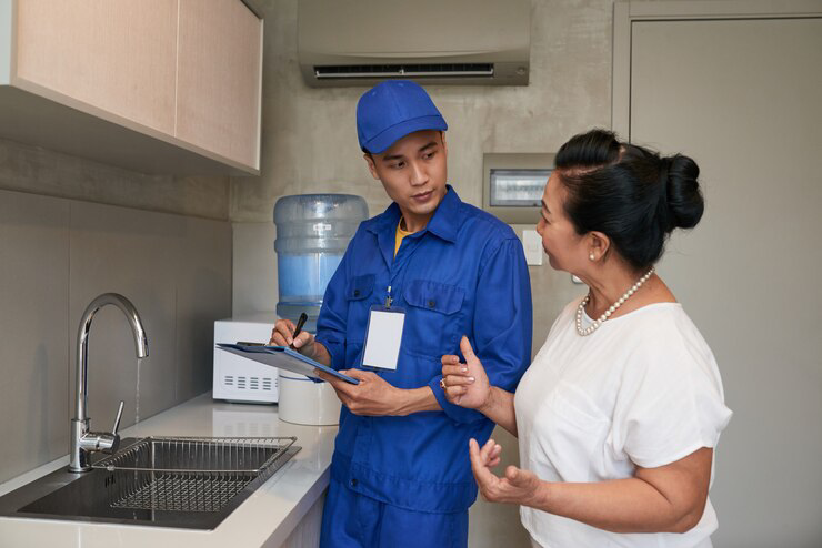 asian-male-plumber-uniform-talking-senior-female-homeowner-kitchen_1098-17782 asian-male-plumber-uniform-talking-senior-female-homeowner-kitchen_1098-17782